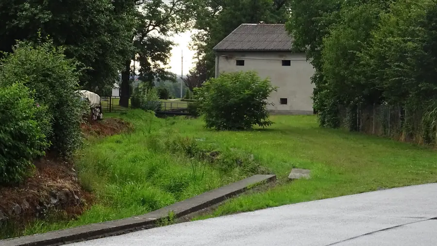 Raduň dnes — stejné místo po povodních 2024